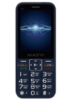 Кнопочные телефоны Maxvi P3 (Синий)
