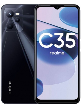 Realme C35 4/128 ГБ, черный
