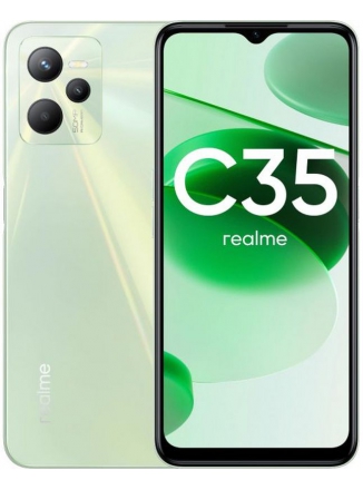 Realme C35 4/128 ГБ, зеленый