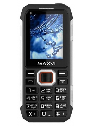 Кнопочные телефоны Maxvi T2 (Черный)