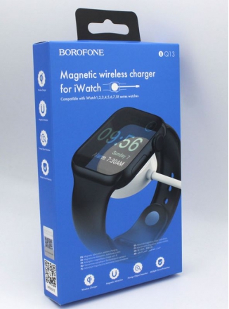 Borofone Магнитная беспроводная зарядка для часов (Apple watch 1,2,3,4,5,6, SE)