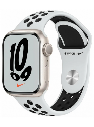 Apple Watch Series 7 GPS 45mm Aluminium with Nike Sport Band (MKNA3),  / /