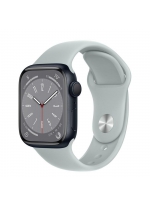 Apple Watch Series 8 GPS 45  Aluminium Case with Sport Band (MNP83) S/M, midnight/succulent 