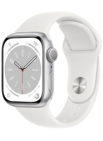 Apple Watch Series 8 GPS 41  Aluminium Case with Sport Band (MP6L3) S/M, silver/white