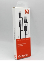 Mcdodo Кабель 4 в 1 USB-Type-C-Lightning-Micro, 1.2м черный