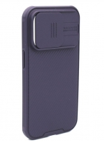 NiLLKiN Задняя накладка CamShield Pro для Apple iPhone 14 Pro темно-фиолетовый