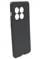 TaichiAqua Задняя накладка для OnePlus 10 Pro силиконовая Carbon черная