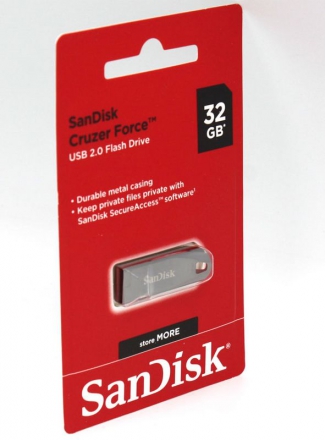 SanDisk - Cruzer Force 32Gb USB 2.0  Silver