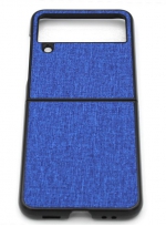 TaichiAqua Задняя накладка для Samsung Galaxy Flip 4 ткань синий