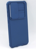 NiLLKiN Задняя накладка CamShield Pro для Samsung Galaxy S23 синий