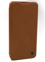 NiLLKiN Чехол-книга для Samsung Galaxy S23+ кожа коричневый