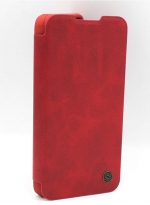 NiLLKiN Чехол-книга для Samsung Galaxy S23 кожа красный
