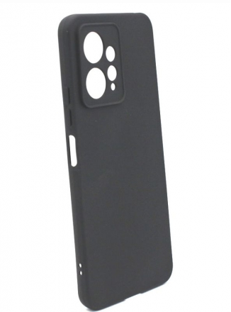 ТПУ Задняя накладка для Xiaomi Redmi Note 12 4G силиконовая черная