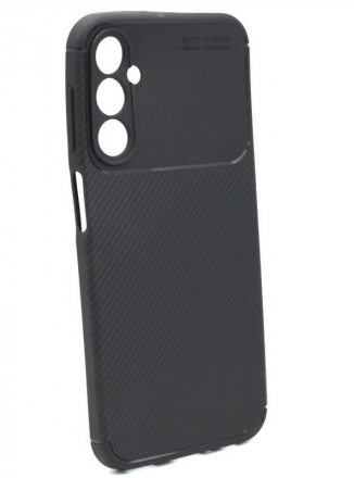 TaichiAqua Задняя накладка для Samsung Galaxy A24 силиконовая Carbon черный