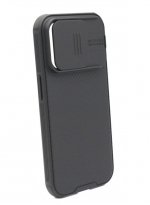 NiLLKiN Задняя накладка CamShield Pro для Apple iPhone 15 Pro черная