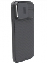 NiLLKiN Задняя накладка CamShield Pro для Apple iPhone 15 Pro Max черная