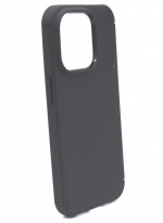 TaichiAqua Задняя накладка для Apple iPhone 15 Pro силиконовый Carbon черный