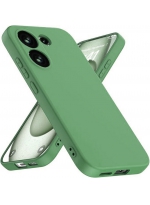 Silky Задняя накладка для Xiaomi POCO X8 Pro 5G силиконовая зеленый