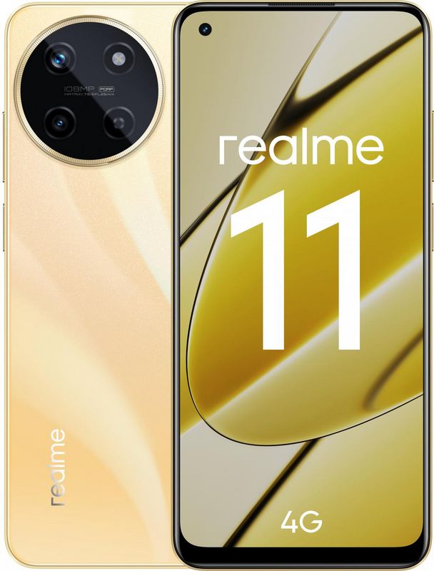 Смартфон realme 11 8/128 ГБ RMX3636, Золотой